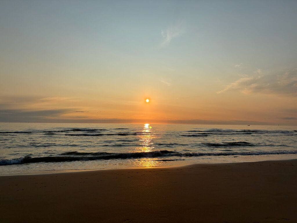 sunset North Sea
