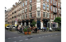 Our street, our house is a few doors from the corner.