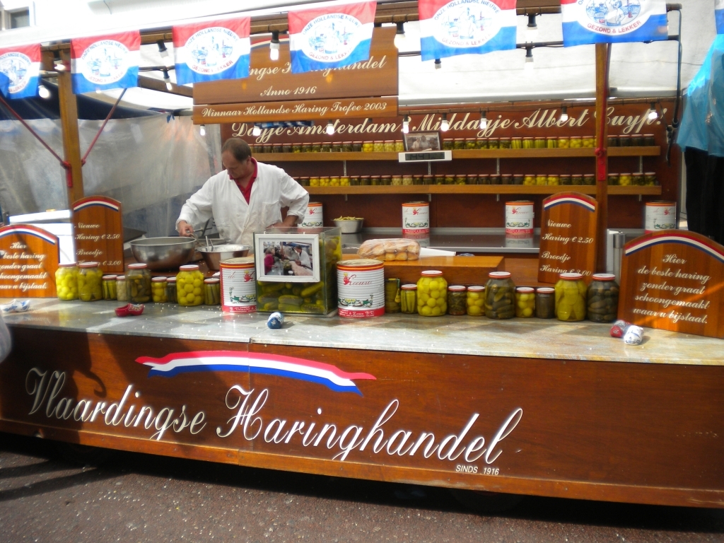 The best Herring in Amsterdam...at least the nearest.