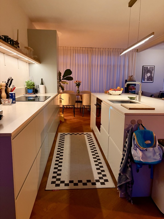 Our kitchen and view at the dining table 