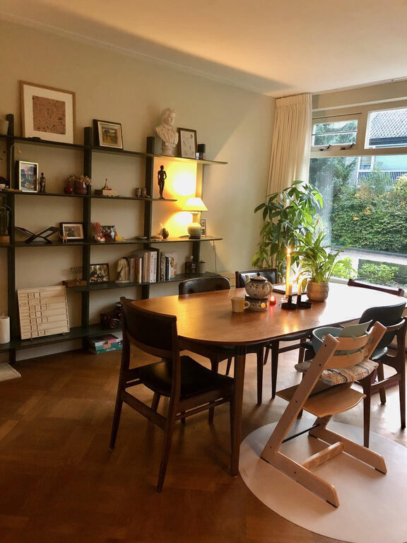 Dining table in the living room