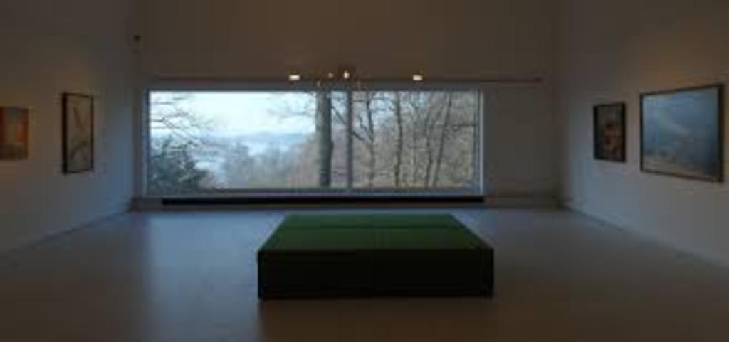 museum for modern art, view on the Rhine