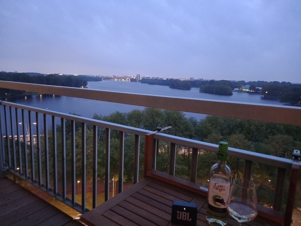 Evening view from the balcony