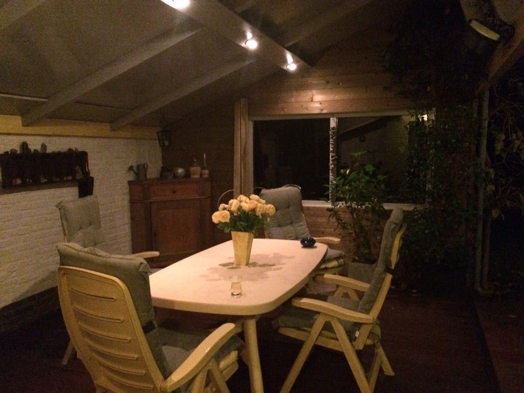 terrace by night