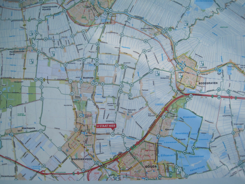 Lake area, Gouda, close to the highway