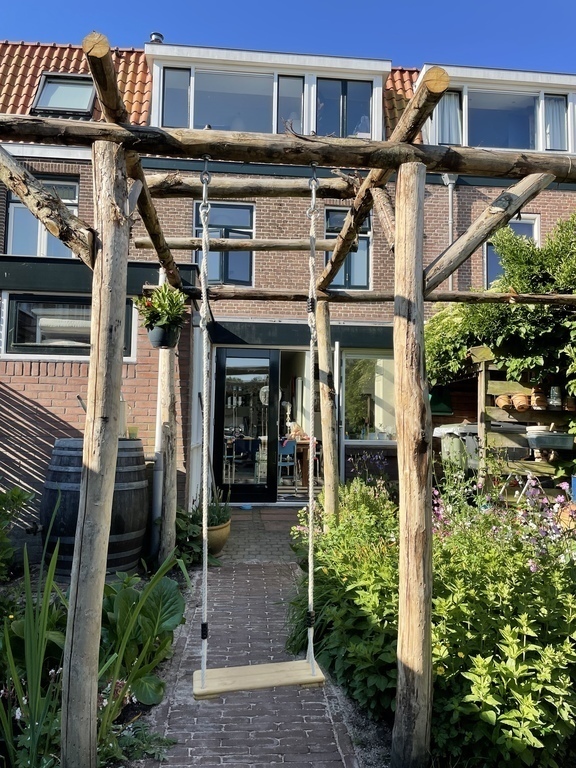 View at the back of our home from our garden