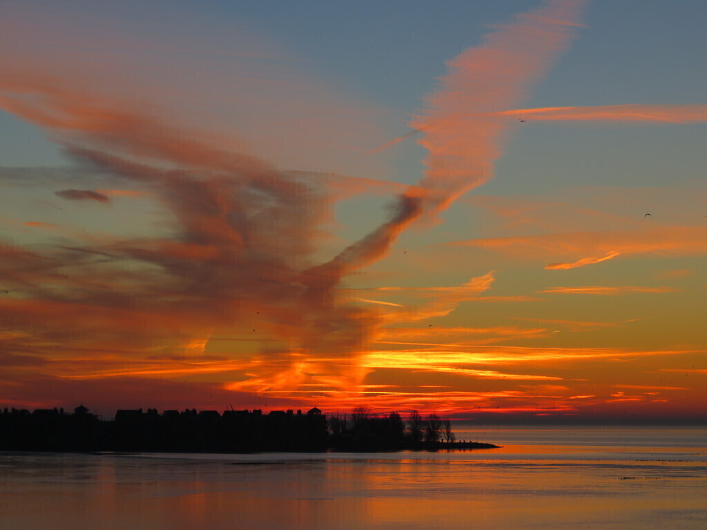 Sunset - view from the living room