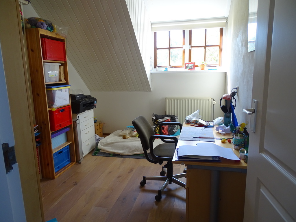 3d bedroom with mattress