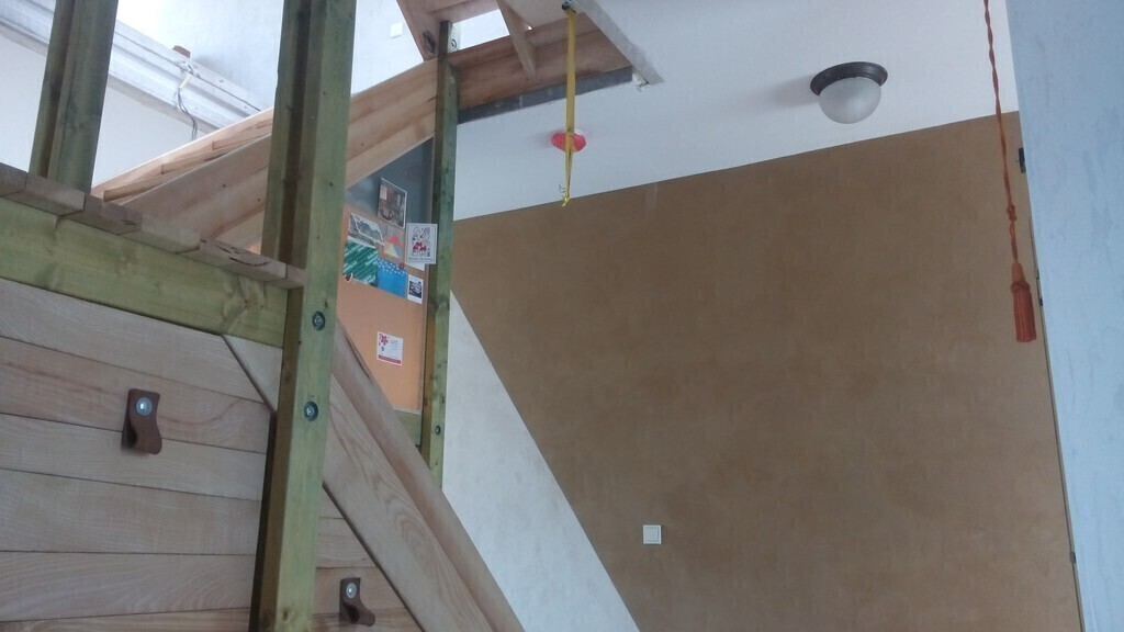 Detail of the central staircase