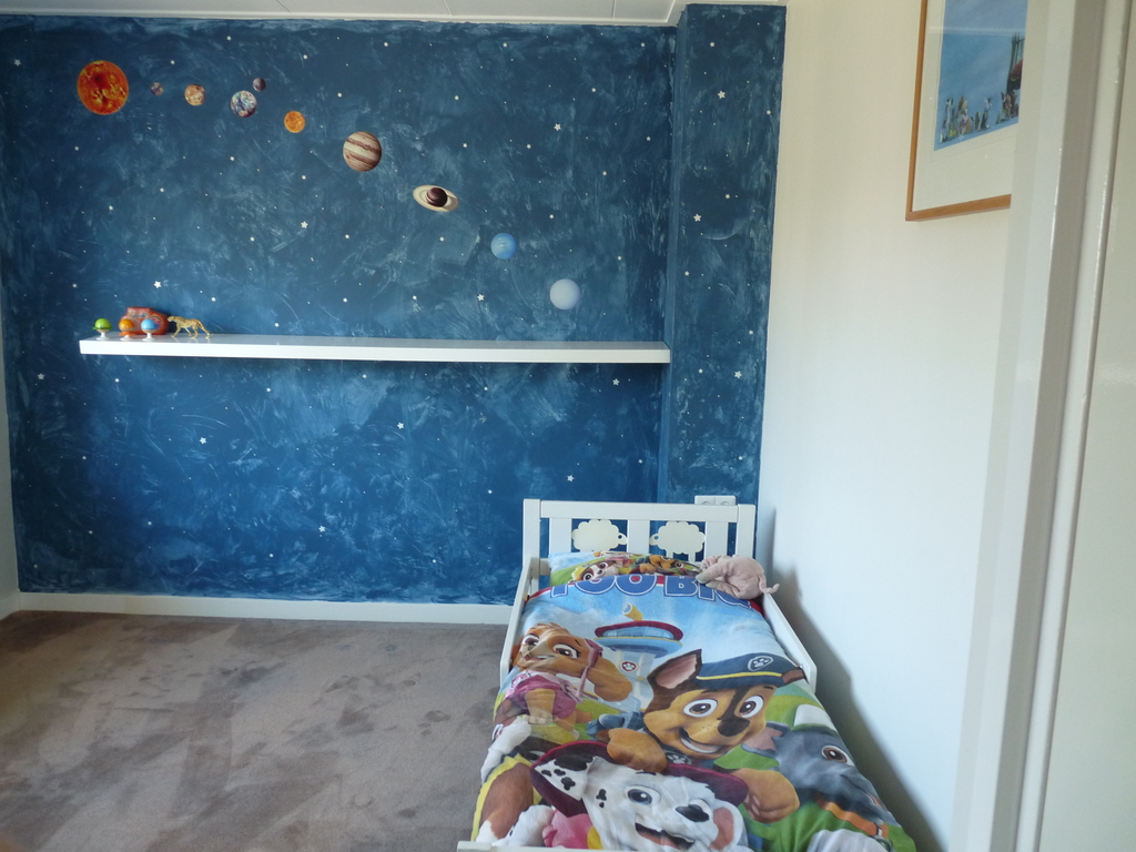 Evans bedroom on the first floor