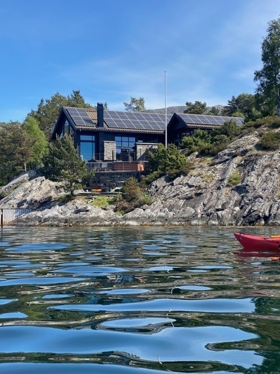 Houseview from seaside