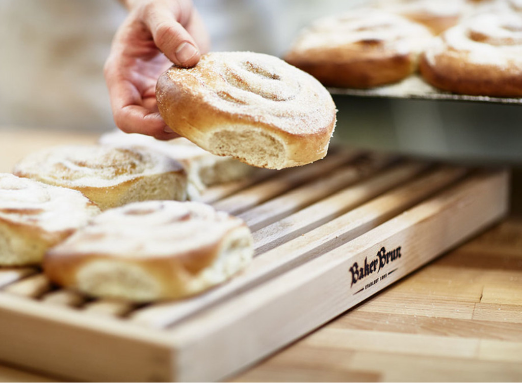 In Bergen, you can have the famous 'Skillingsbolle' (cinnamon bun)