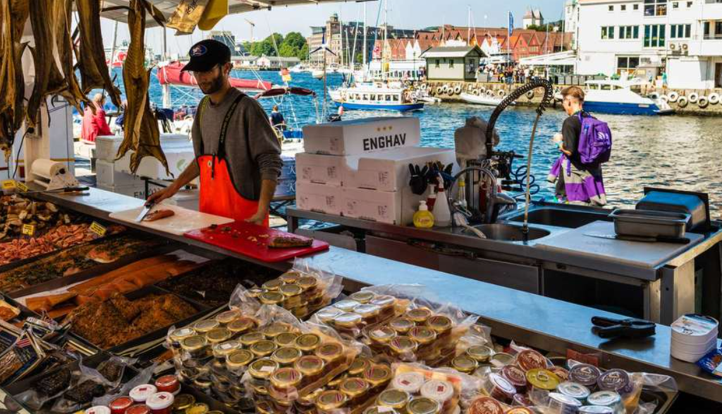 The Bergen fish market