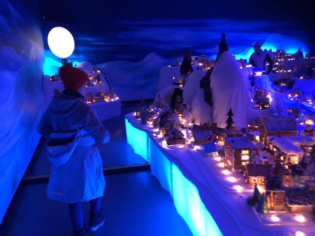 The world's largest gingerbread town in Bergen in December