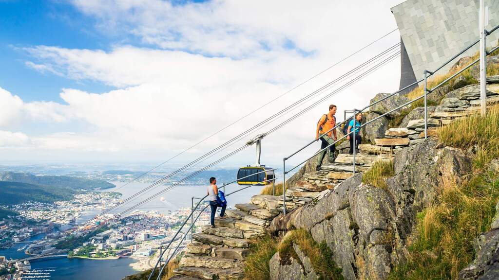 Take the gondola up mount Ulriken
