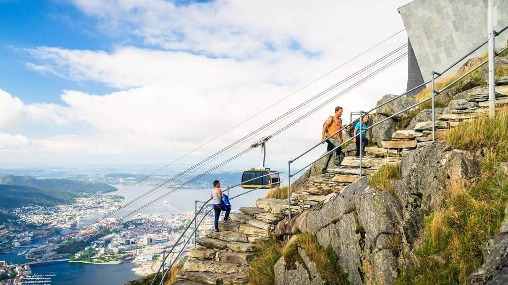 Take the gondola up mount Ulriken