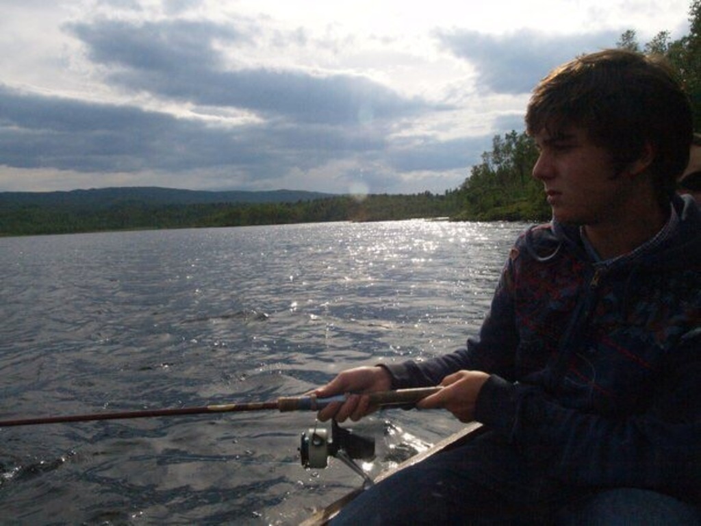 Fishing at the lake!