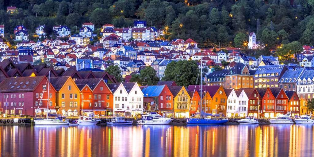 The Hanseatic harbour in Bergen