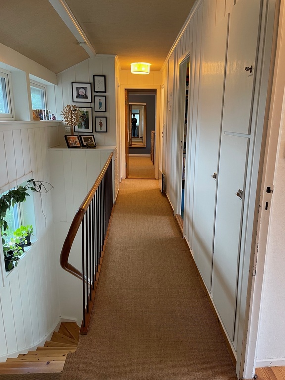 Going upstairs to the bedrooms