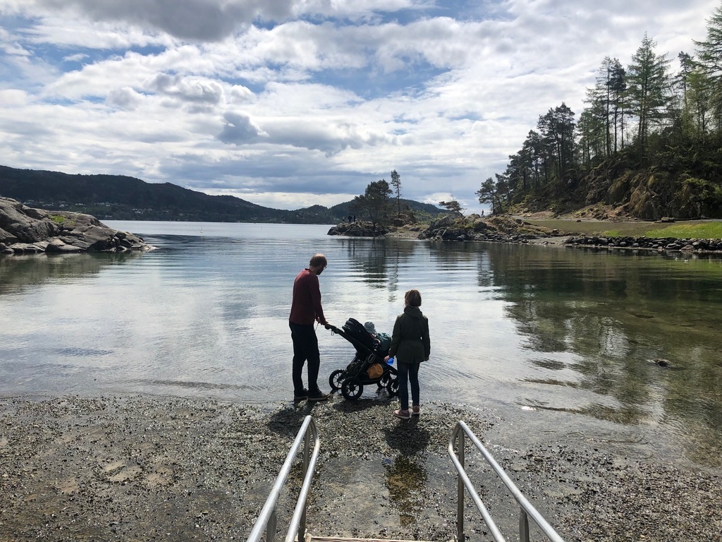 By the fjord at Arboretet early spring - 20 min by car