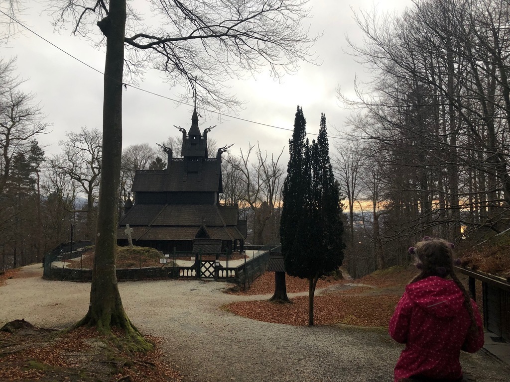 Fantoft stave church - 100 m from our house