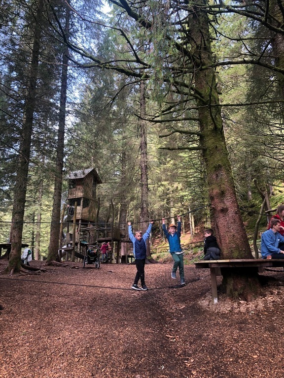 Playground at mount Fløyen