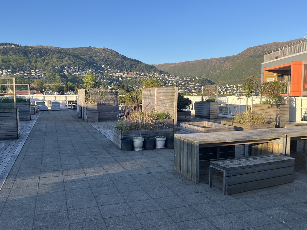 A nice Roof terrace at your disposal