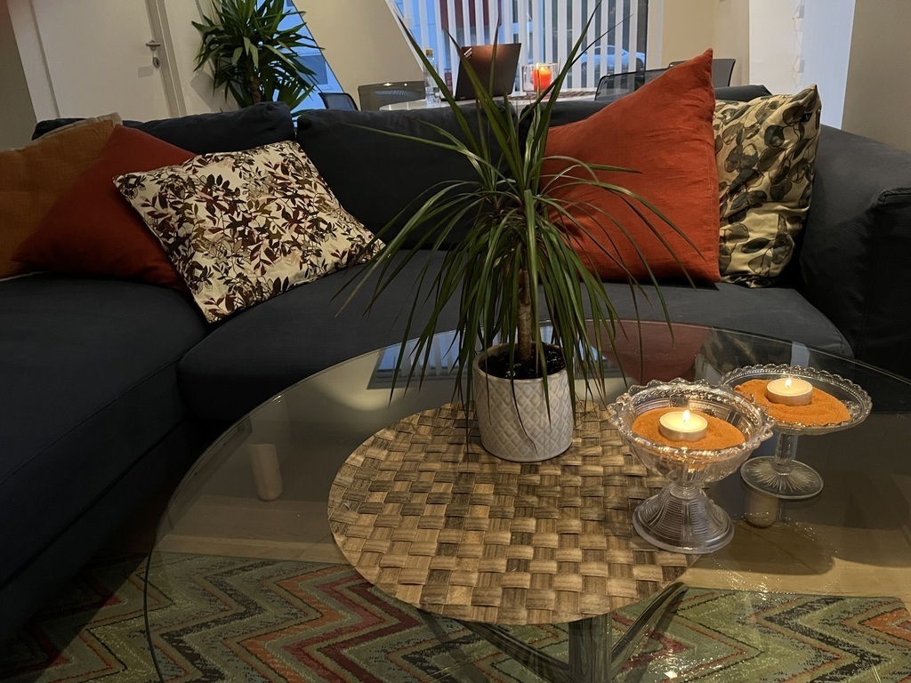 fall and candle-lights