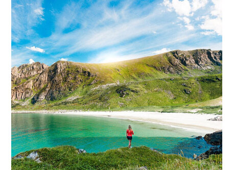 Otervika - beach at Kvaløya, 50 minutes drive from the house