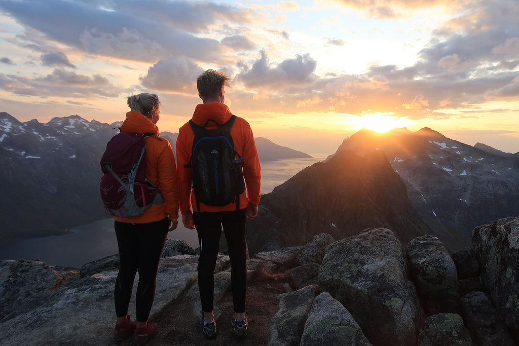 Mountain at Kvaløya: "Buren" - Ersfjorden