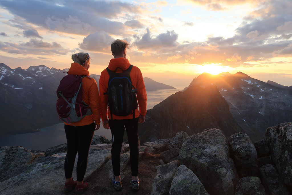 Mountain at Kvaløya: "Buren" - Ersfjorden