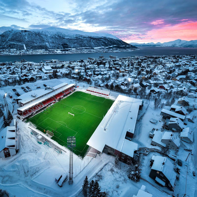 Romssa Arena (Local Stadium), winter