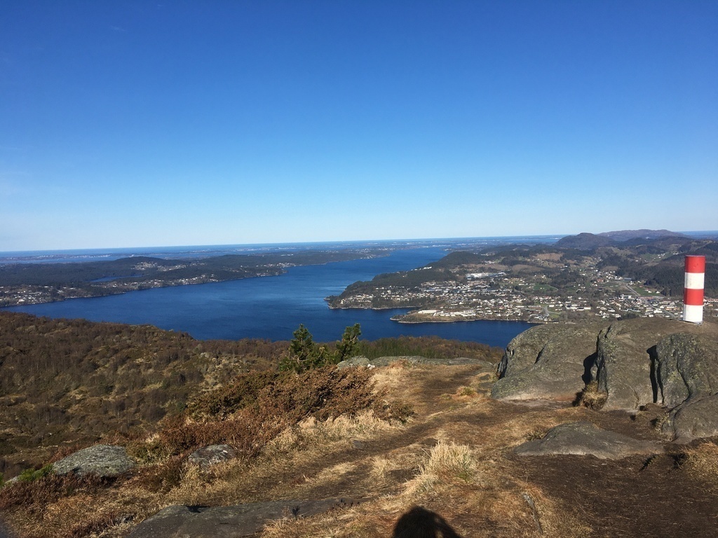 My favourite walk, Tellevikfjellet. 12 minutes drive from our house and nice walking 45 minutes to the top