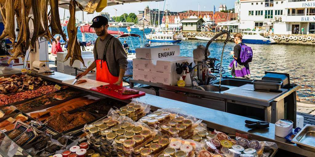 The fishmarket in Bergen