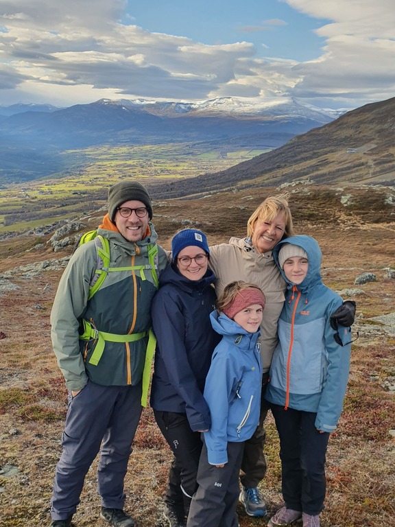 We like to go hiking in the mountain with grandchildren. 