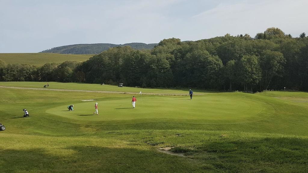 Golfclub, 10 min. by car from our house. 