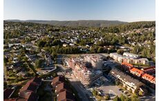 We live at Konnerud, 10 min. from city center. 