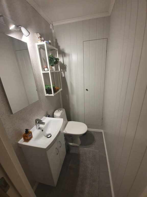 Toilet on the first floor.