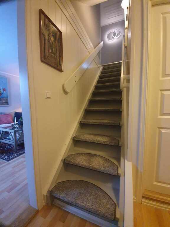 Stairs to the second floor. 