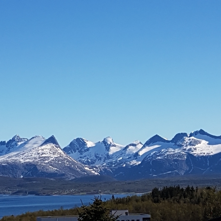 First snow in the mountains