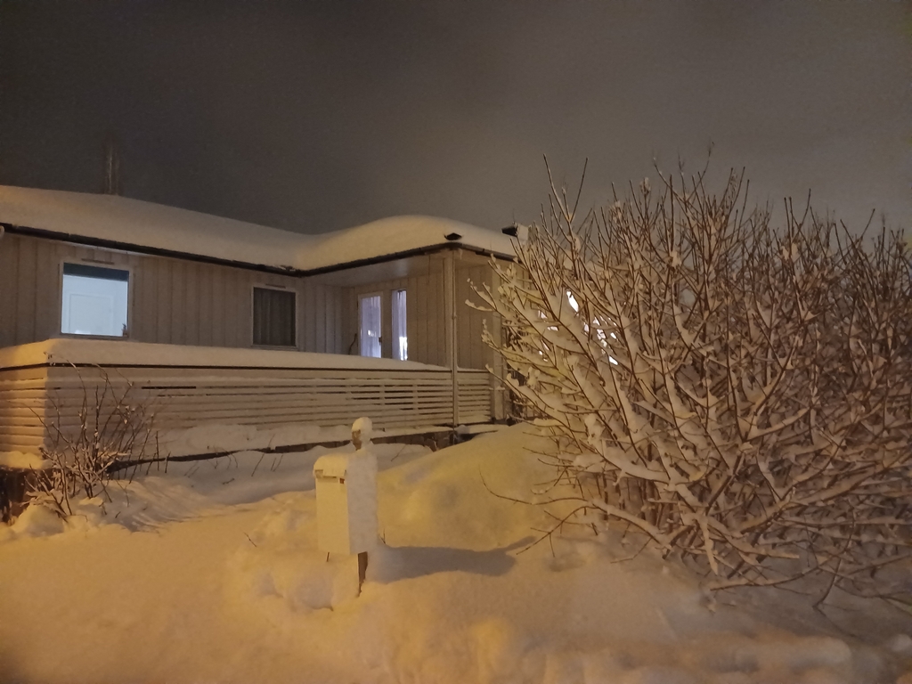 House in winter