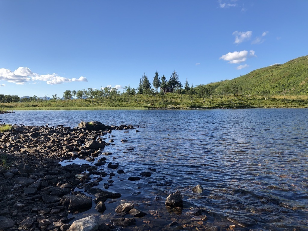 "Prestvannet", 30 minutes hike from our house