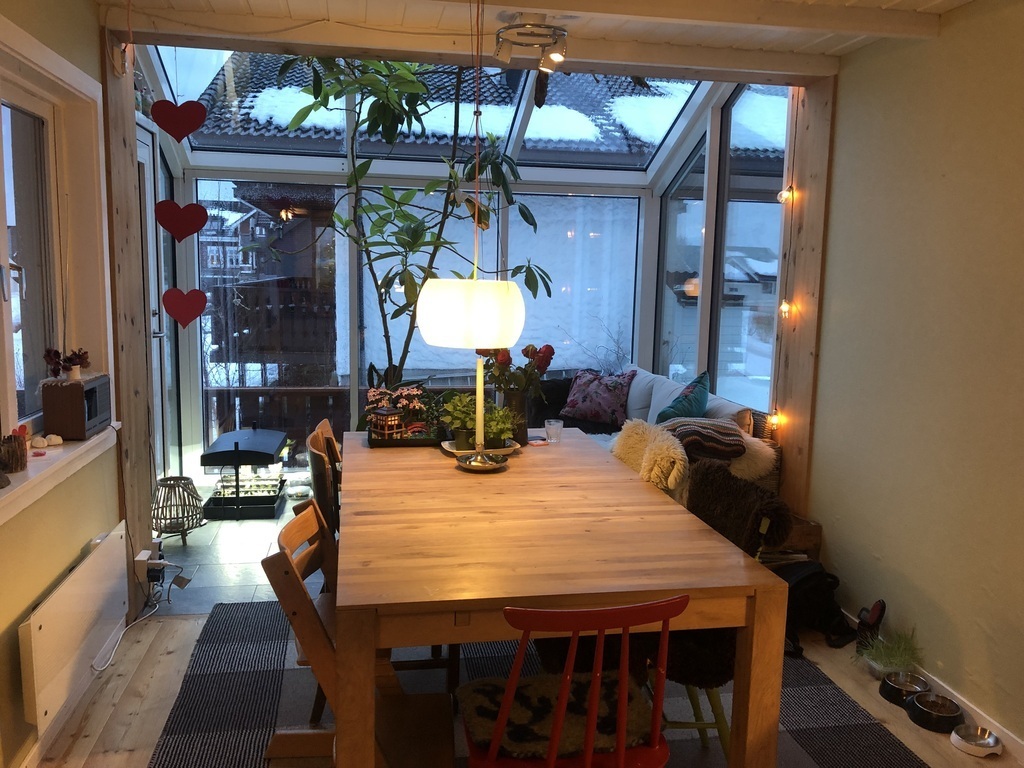 Kitchen and conservatory 