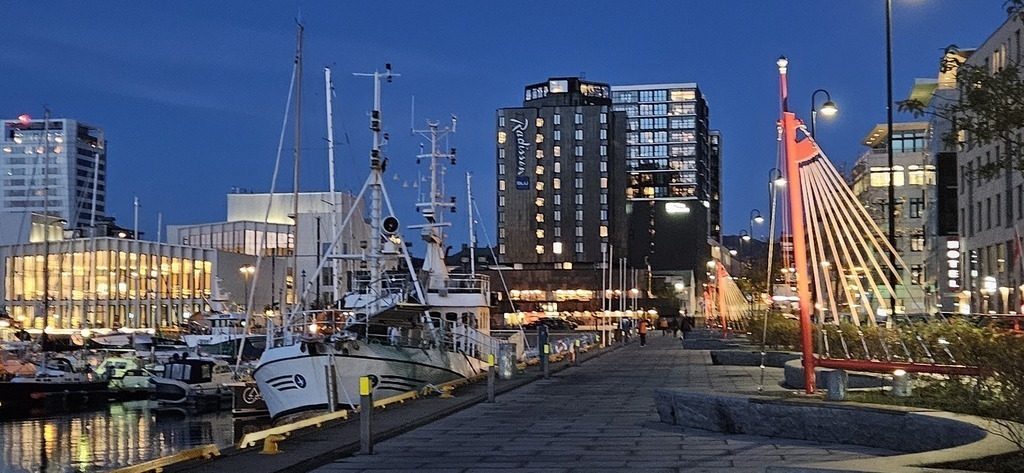 Bodø harbor and the conserhal