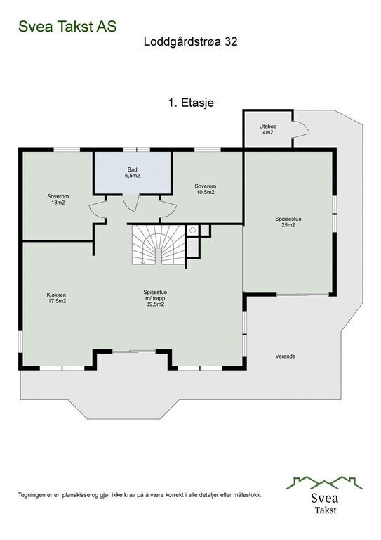 Layout of second floor