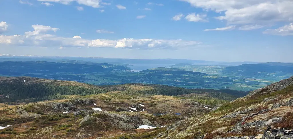 The view from the top of the mountain our house is buildt on. 