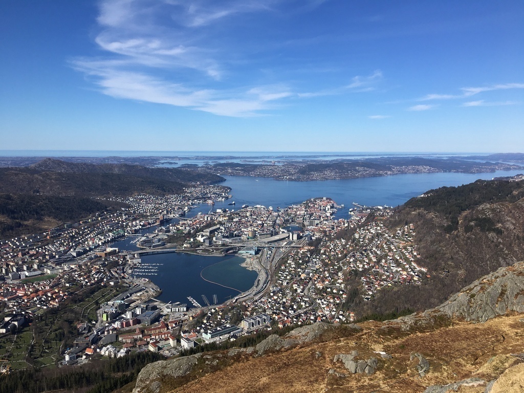 Bergen - view from Ulriken mountain