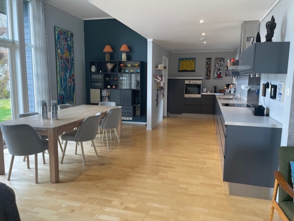Kitchen and dining area