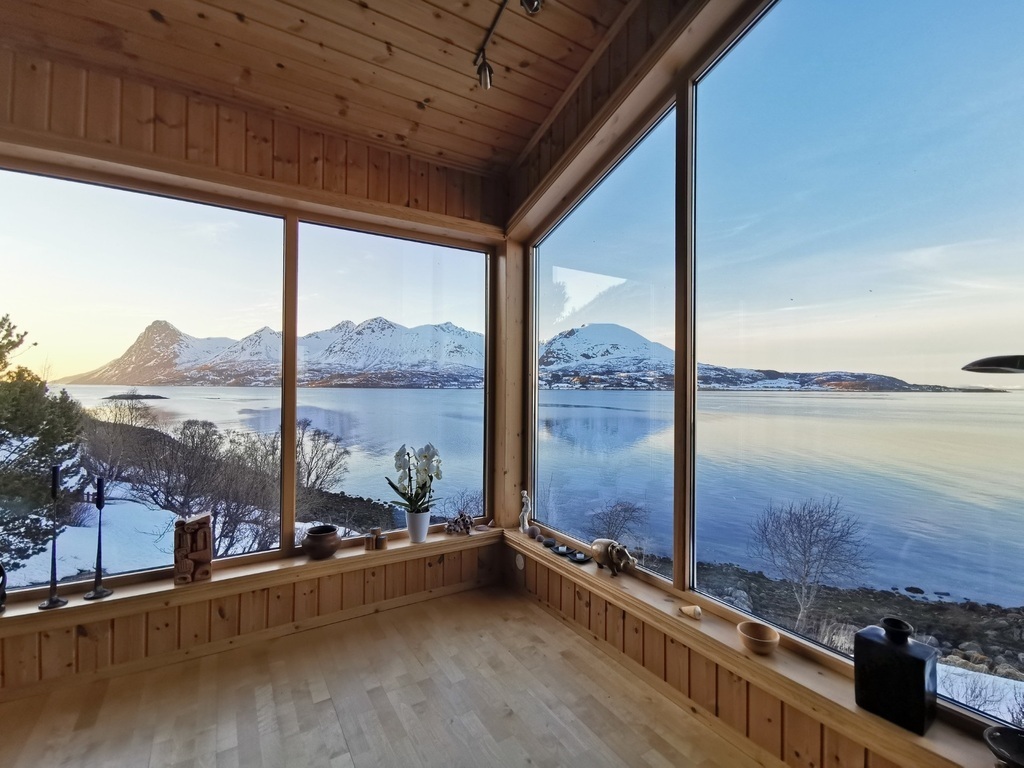 The view from inside the house