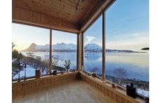 The view from inside the house